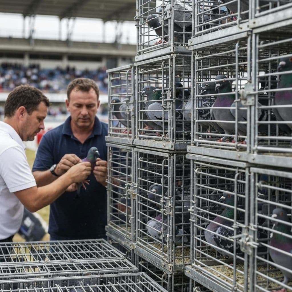 Transport gołębi i opieka